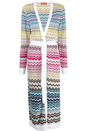 Missoni Zigzag belted cardi-coat