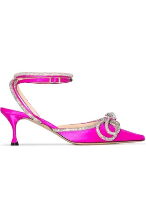 Mach & Mach Bow-detail pointed pumps