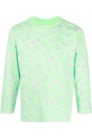 ERL Logo-print long-sleeved T-shirt