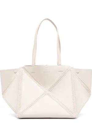 Nanushka The Origami crochet-stitch tote bag