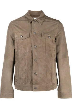 Zadig & Voltaire Button-fastening suede jacket