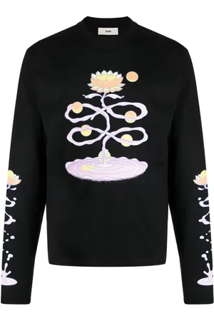 Kennel & Schmenger Graphic-print jersey-knit sweatshirt