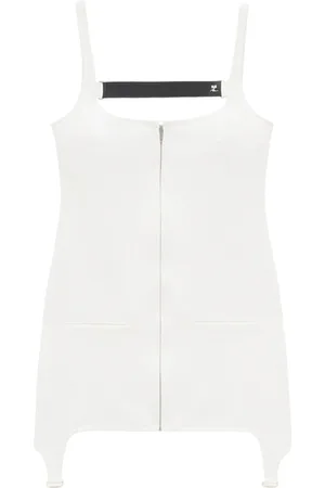Courrèges Strap-detail suspenders mini dress