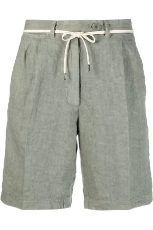 Aspesi Tie-waist linen shorts