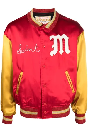 SAINT MXXXXXX Satin bomber jacket
