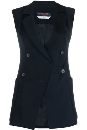 LOUIS VUITTON 2010 notched-lapels double-breasted vest