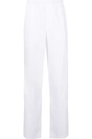 Aspesi Elasticated-waist flared trousers