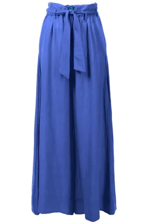 AMIR SLAMA Paperbag-waist palazzo trousers