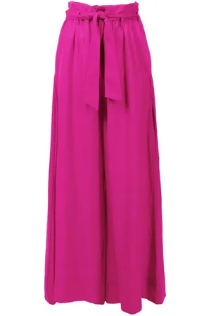 AMIR SLAMA Paperbag-waist palazzo trousers