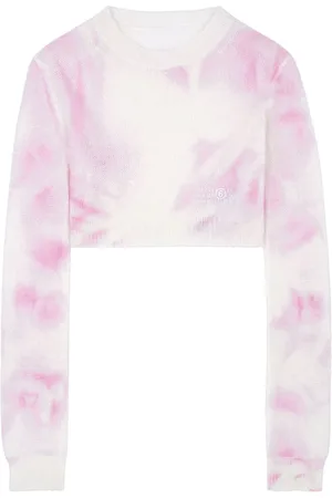 Maison Margiela Tie-dye cropped jumper