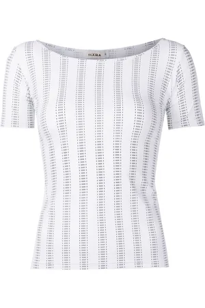 AMIR SLAMA Vertical striped T-shirt