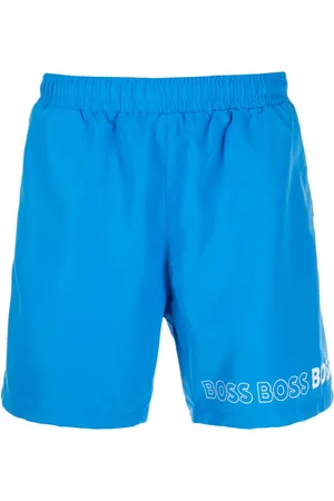HUGO BOSS Dolphin logo-print swim shorts