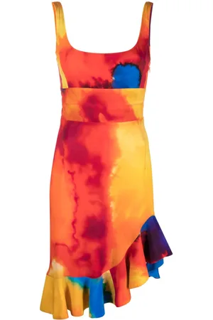 Paco rabanne Plastic Art tie-dye dress