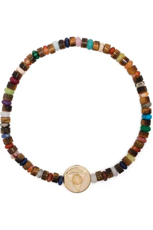 LUIS MORAIS 14kt yellow gold Light of the Majestic beaded bracelet