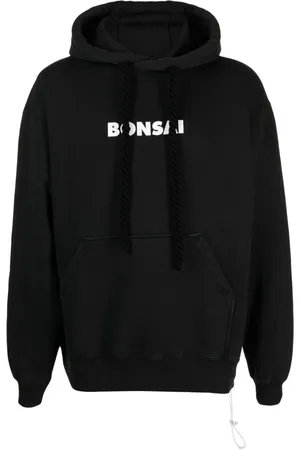 BONSAI Logo-print cotton hoodie