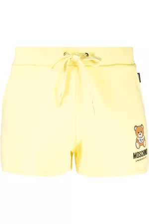 Moschino Ženy Nohavičkové - Logo-print drawstring-waist shorts