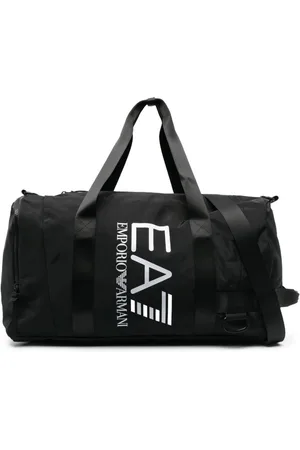 EA7 Logo-print zipped holdall