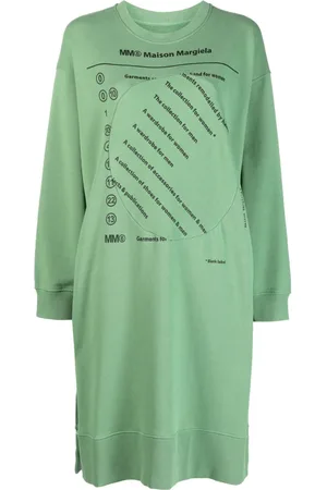 Maison Margiela Graphic-print sweatshirt dress