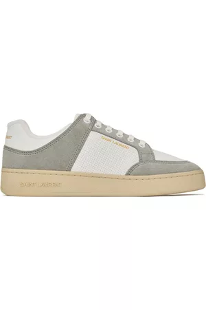 Saint Laurent Muži Tenisky - Panelled lace-up sneakers