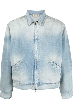 FEAR OF GOD Denim zip-up bomber jacket
