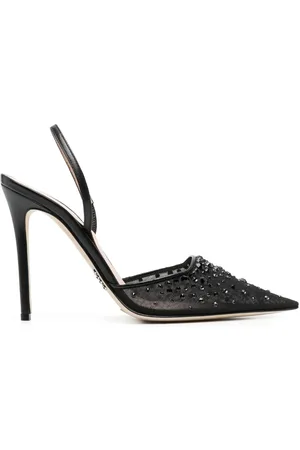 RODO 95mm crystal-embellished pumps
