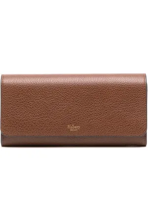 MULBERRY Continental grained-leather wallet
