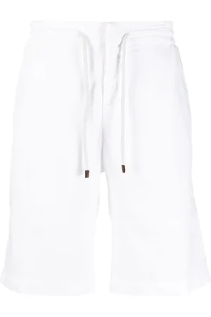 Brunello Cucinelli Elasticated-drawstring waist shorts