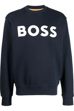 HUGO BOSS Logo-print crew-neck sweatshirt