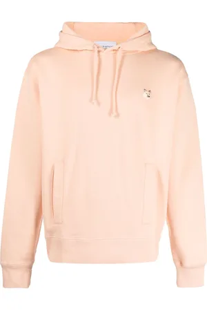 Maison Kitsuné Fox-patch cotton hoodie
