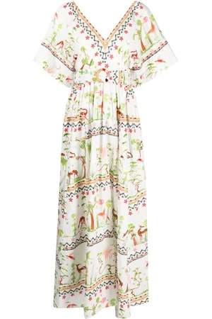 HAYLEY MENZIES Printed organic-cotton maxi dress