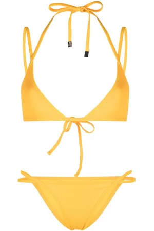 The Attico Strappy triangle bikini set