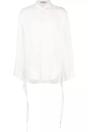 Saint Laurent Muži S dlouhým rukávem - Long-sleeve button-fastening shirt