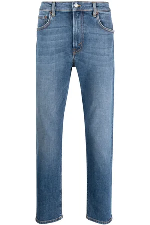 Jeanerica Stretch organic-cotton tapered-leg jeans