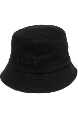 Isabel Marant Haley embroidered-logo cotton bucket hat