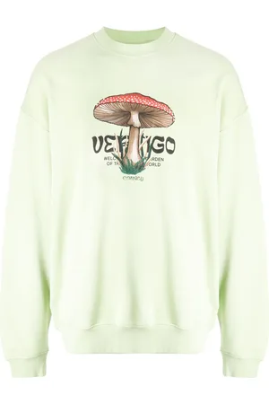 MARCELO BURLON Graphic-print cotton sweatshirt