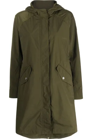 Woolrich Hooded mid-length coat
