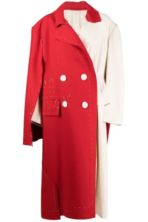 Maison Margiela Deconstructed double-breasted coat
