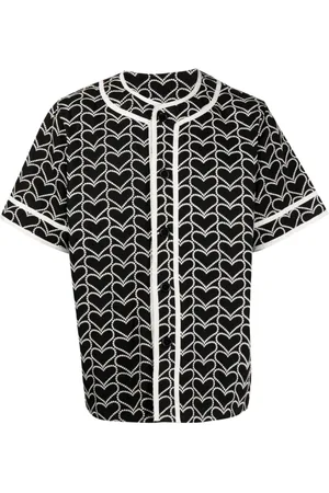 CLOT Heart-print short-sleeved shirt