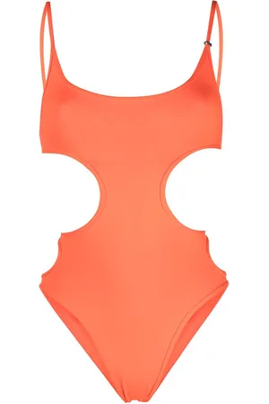 The Attico Open-back cutout swimsuit