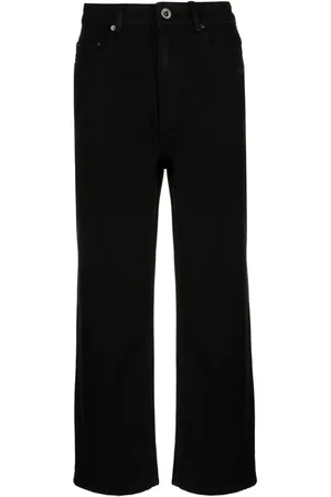 Self-Portrait High-waisted cropped jeans