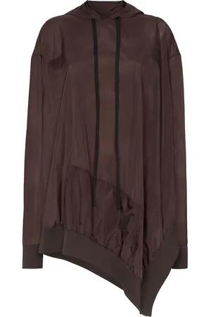 Unravel Project Asymmetric open-side hoodie
