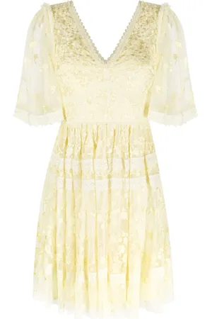 Needle & Thread Sweetheart lace minidress