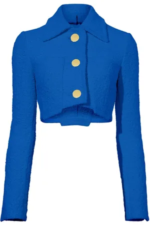 Proenza Schouler Bouclé tweed cropped jacket
