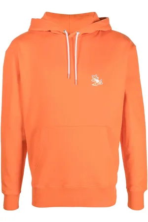 Maison Kitsuné Appliqué-logo cotton hoodie