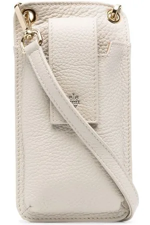 ELEVENTY Embossed logo mobile-phone bag