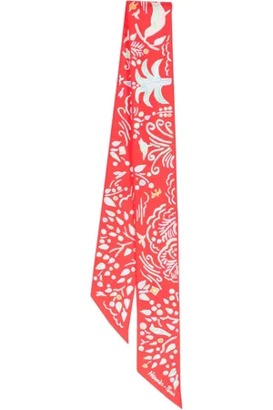 Hermès Do Re Boucles silk twilly scarf