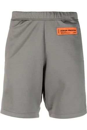 Heron Preston Logo-patch track shorts