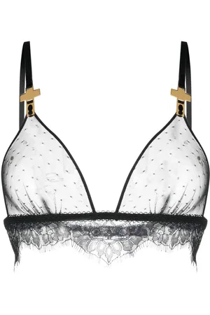 MAISON CLOSE Inspiration Divine cross-charm bra