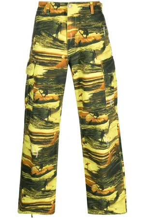 ERL Graphic-print cargo trousers