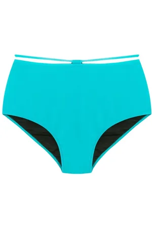 Gloria Coelho String-detail high-rise bikini briefs